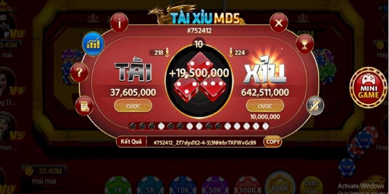 Ưu điểm nổi bật của game tài xỉu MD5 hấp dẫn người chơi